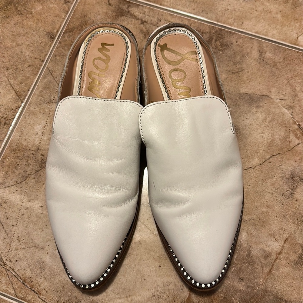 Sam Edelman slippers crystal embellished